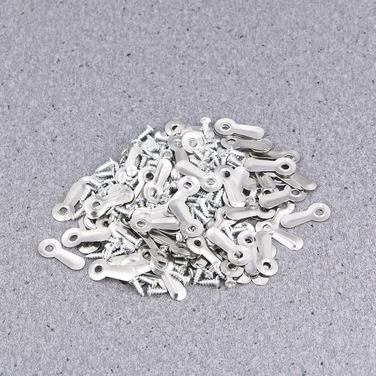 200Pcs Golden Picture Frame Accessories Hardened Iron Core Metal Melon Nails Small Nails for Hanging Cross Stitch Paintings