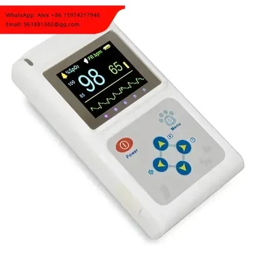 Pulsossimetro Veterinario Contec CMS60D-VET per Monitoraggio, Colore Bianco