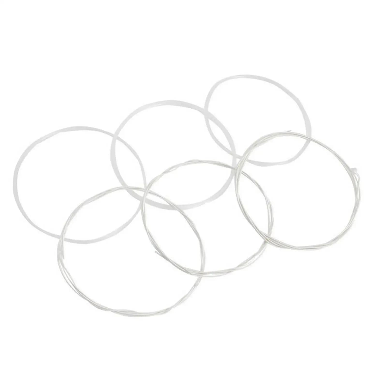 Set di 6 corde per chitarra, strumenti musicali, strumento professionale per la sostituzione delle corde in nylon, per principianti e chitarristi folk