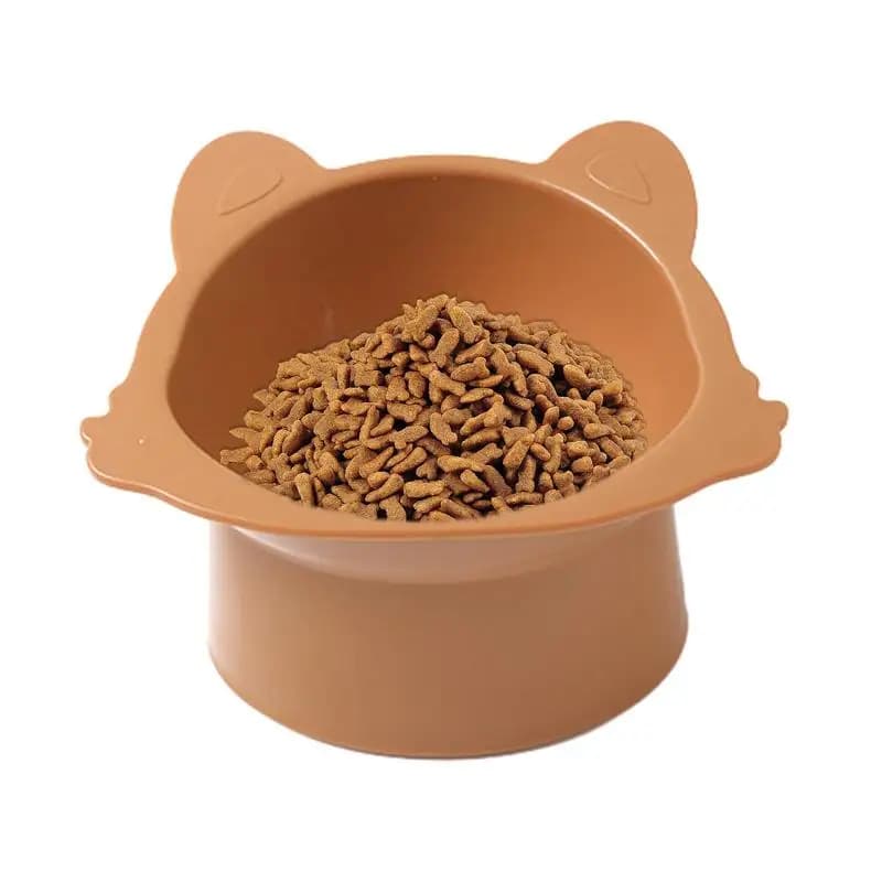 Ciotola alta per cibo per gatti Ciotola per animali rialzata inclinata da 400 ml Ciotole per cibo per gatti rialzate antiscivolo Ciotole per animali domestici per uso alimentare per alimenti e