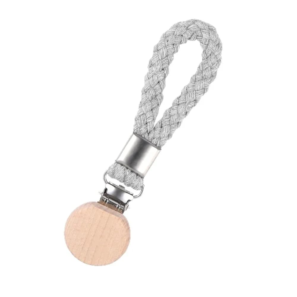 2 Pezzi Clip Portasciugamani in Corda Intrecciata e Metallo, Multifunzionale, Resistente all'Usura, Salvaspazio, Senza Foratura
