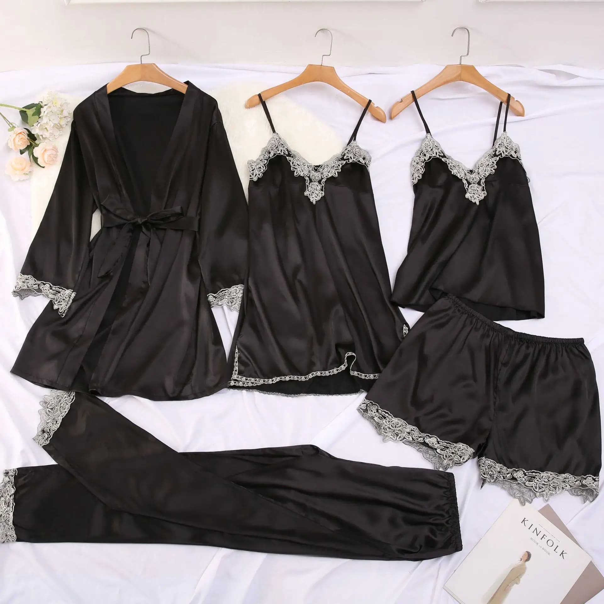 Women's Home Clothes Pajamas Underwear Skirts Thin Autumn Season Male Gender No Brand Registered Trademark Bath Robe