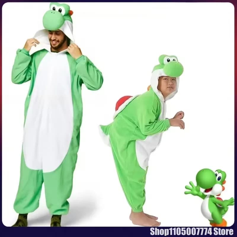 Pigiama tuta anime per adulti Kawaii Yoshi Pigiama periferico anime simpatico personaggio dei cartoni animati Kawaii
