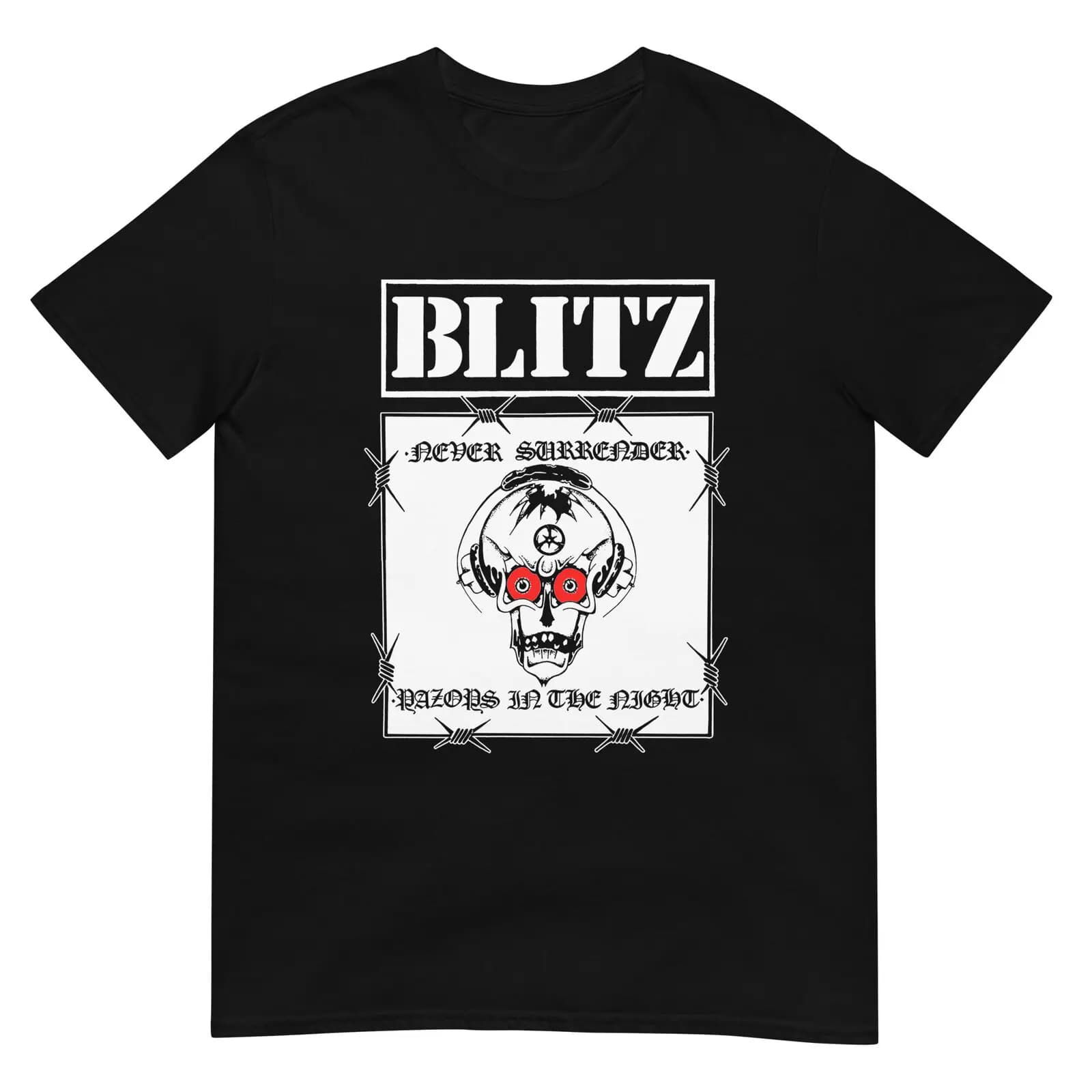 BLITZ rasoi T SHIRT UK VINTAGE PUNK anni '80