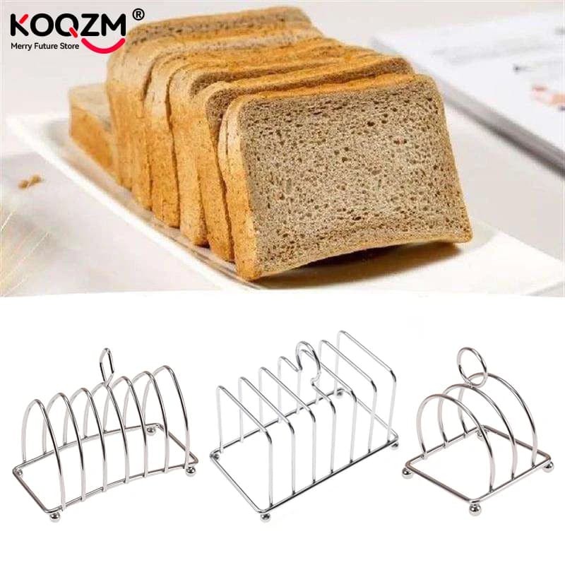 Portapane in Acciaio Inossidabile per Ristoranti e Casa, Espositore per Alimenti, Accessorio da Cucina per Ristoranti, Griglia per Panificazione