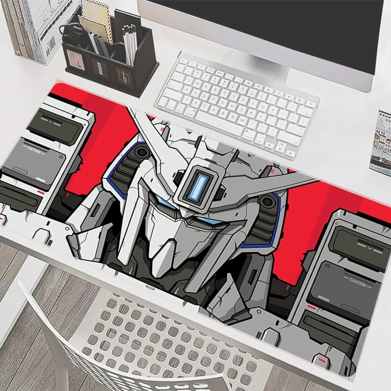 Tappetino per mouse 90x40 cm M-mechanical Warrior G-gundam Gamers Decoracion Gamer Desk Mat Mousepad Laptop Gaming Varmilo Keyboard Carpet