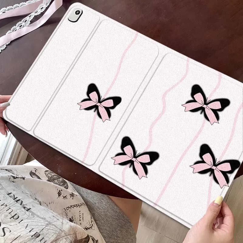 Amore Farfalla Frutta Rosa Per iPad Pro Air Mini 1 2 3 4 5 6 7 7th 8th 9th 10th 11th 10.2 9.7 10.5 10.9 11 12.9 Custodia per tablet