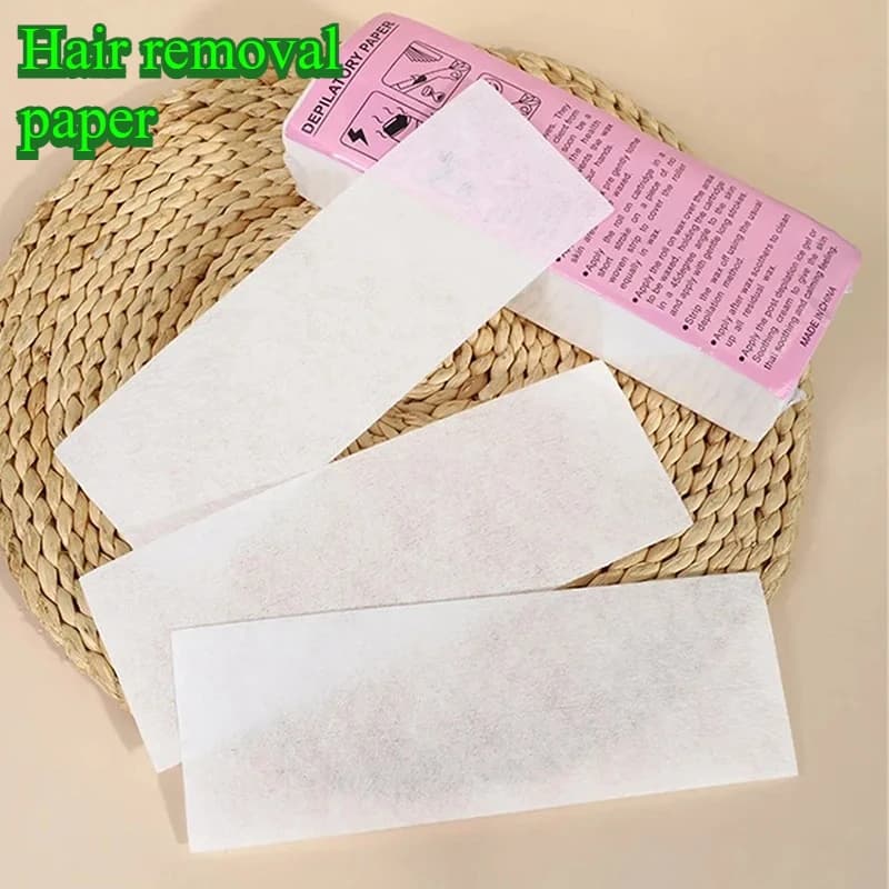 Carte di cera Tessuto non tessuto di alta qualità Depilazione Strisce di ceretta Strumento depilatorio per la rimozione dei peli delle gambe 20PCS/50PCS/100PCS