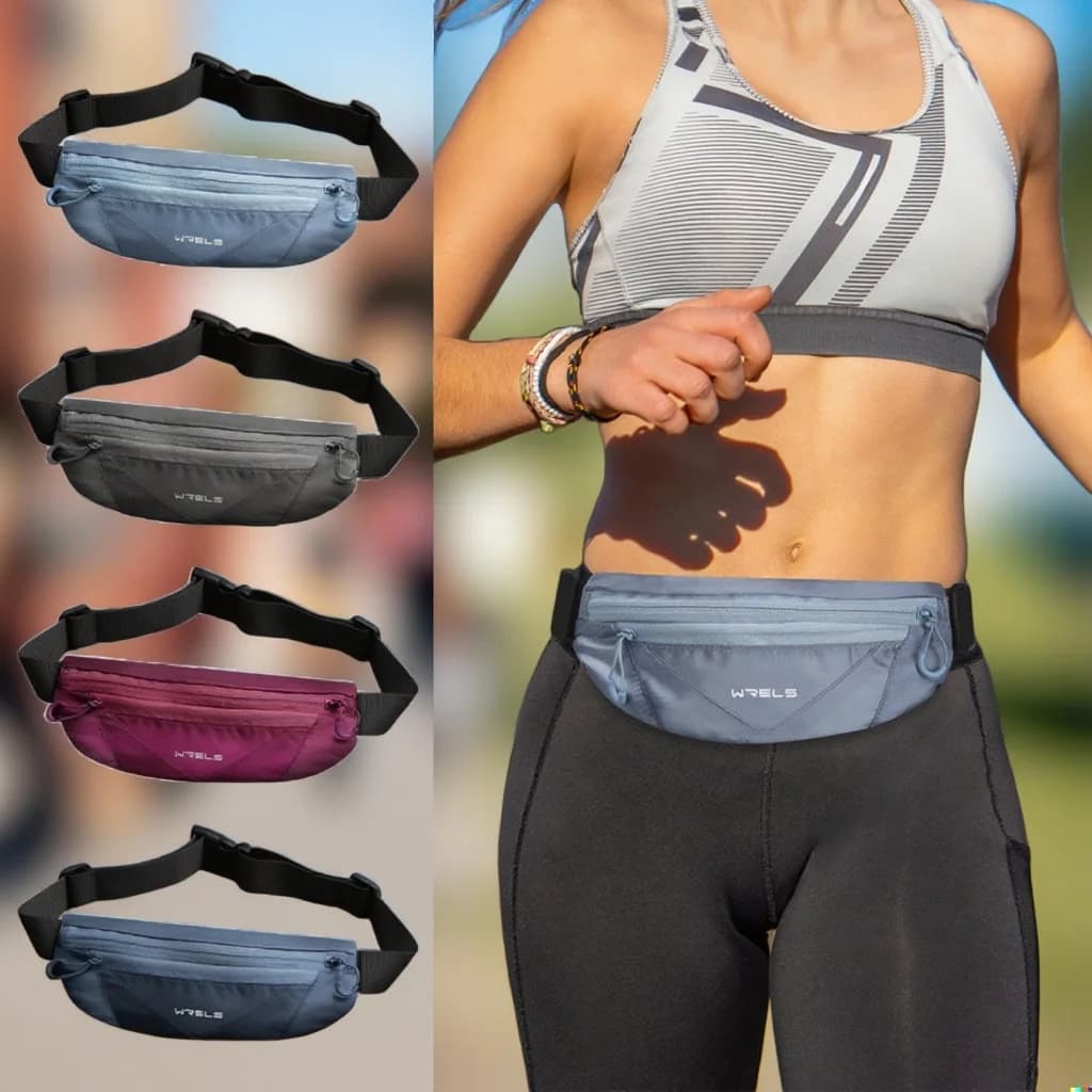 Waterproof Running Belt Jogging Sport Waist Waist Bag for Men Women Cycling Fitness Outdoor