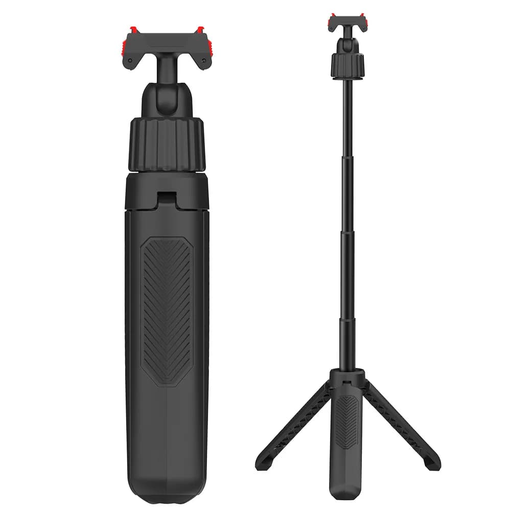 Bastone selfie portatile per Insta360 X5/Pocket 3/Action 5 Pro Aste di prolunga regolabili per treppiede Accessori per fotocamera