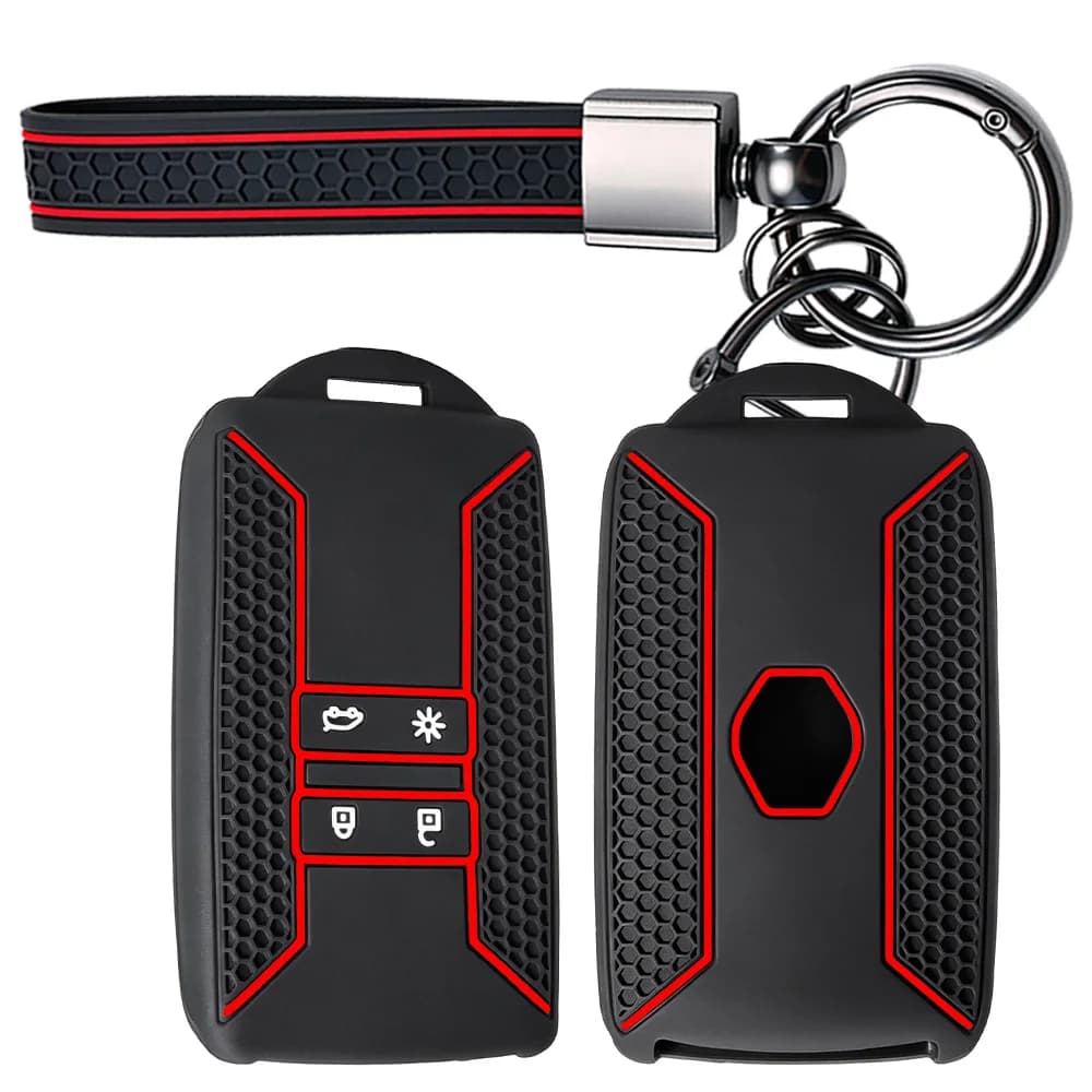 2026 Card Key Case Cover For Renault Clio 4 5 Austral Arkana Captur Megane Zoe Koleos Kadjar Dacia Duster Sandero Jogger Logan