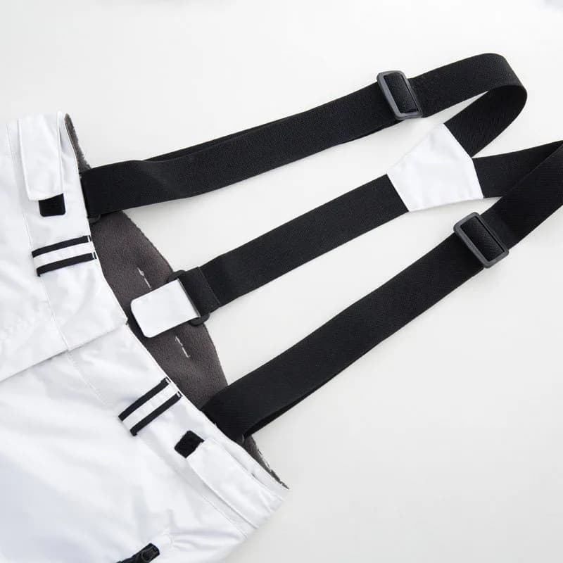 Outdoor High Elasticity Ski Harness Velcro Pants Strap Adjustable