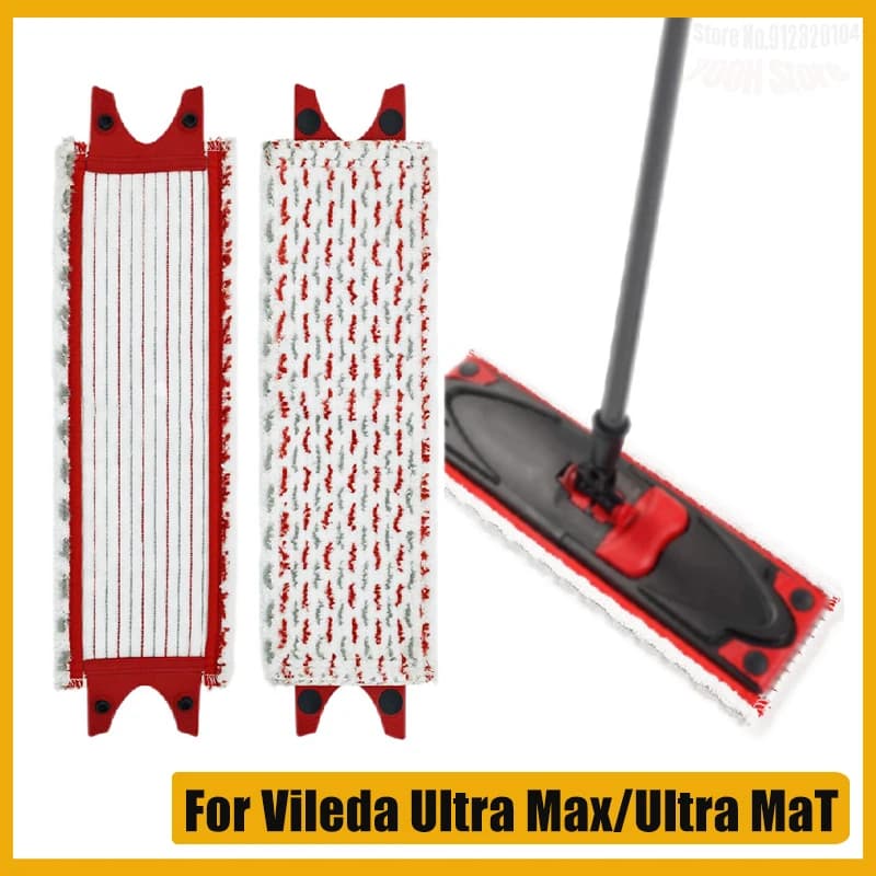 Microfiber Mocio Cloth for Vileda Ultra Max, Spare Parts for Mocio, Washable Reusable Cleaning Parts in Quick Drying Washing Machine