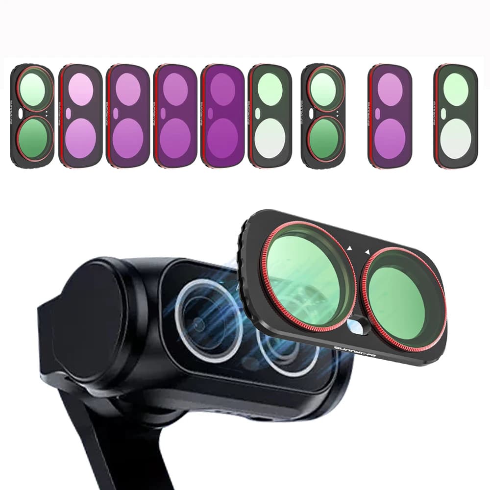 For Insta360 Luna Ultra MCUV CPL ND/Soft Black Night Filter Kit Steady Accessorie Polar Adjustable Multi-Coated 3/4/6pcs Mix set