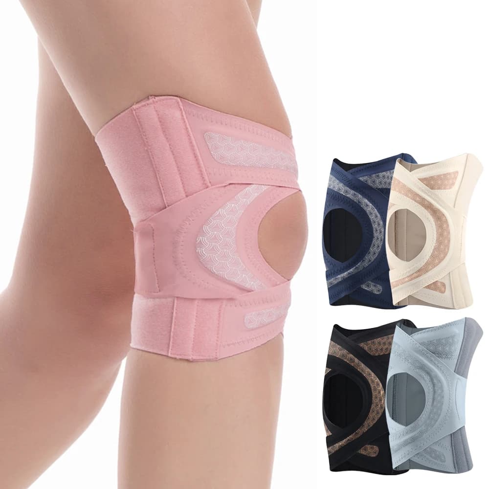 1 Pezzo Ginocchiera Regolabile a Compressione per Uomo e Donna, per Dolore al Ginocchio, Lesione del Menisco, Artrite, Dislocazione della Rotula, Osteoartrite - La Migliore