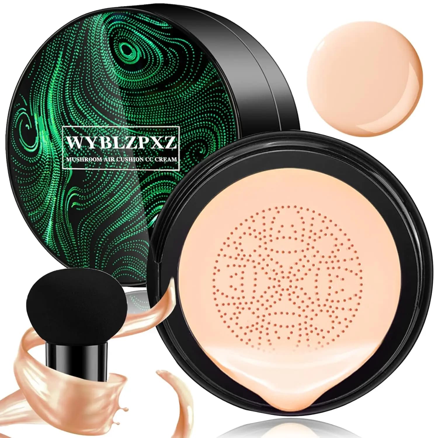 Fondotinta Magic Mushroom Head Air Bearing CC Cream Face Corrector Waterproof Moisturizing Base Cosmetics for Make-up