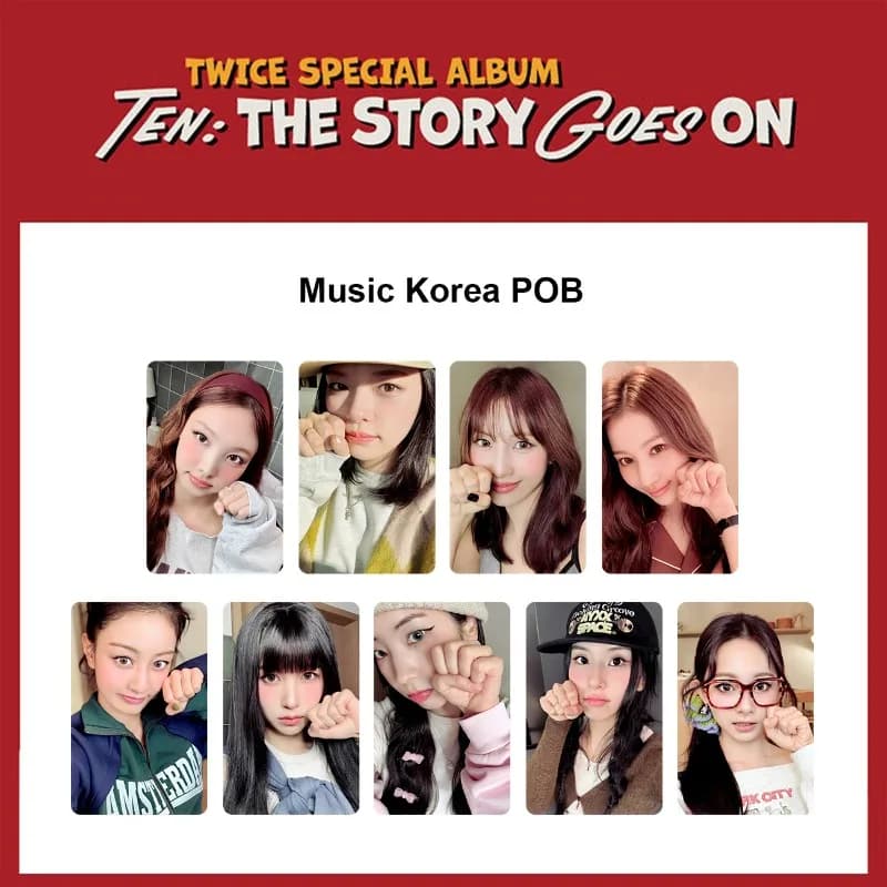 TWICE 10th Anniversary Special Commemorative Album Exclusive Bonus Photocards Limited Edition Collectible Mini Cards Fan Gift