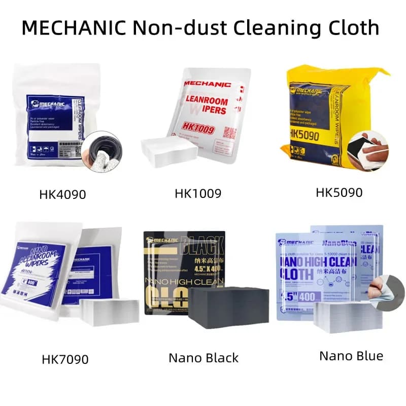 MECHANIC Nano Cleaning Cloth No Residue Mobile Phone LCD Screen PCB Motherboard Back Glass Camera Solder Flux Cleaning Wipers