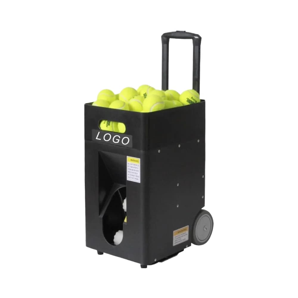 La macchina portatile per servire il tennis alla moda con applicazione di controllo remoto per l'allenamento indoor e outdoor include un set di palline