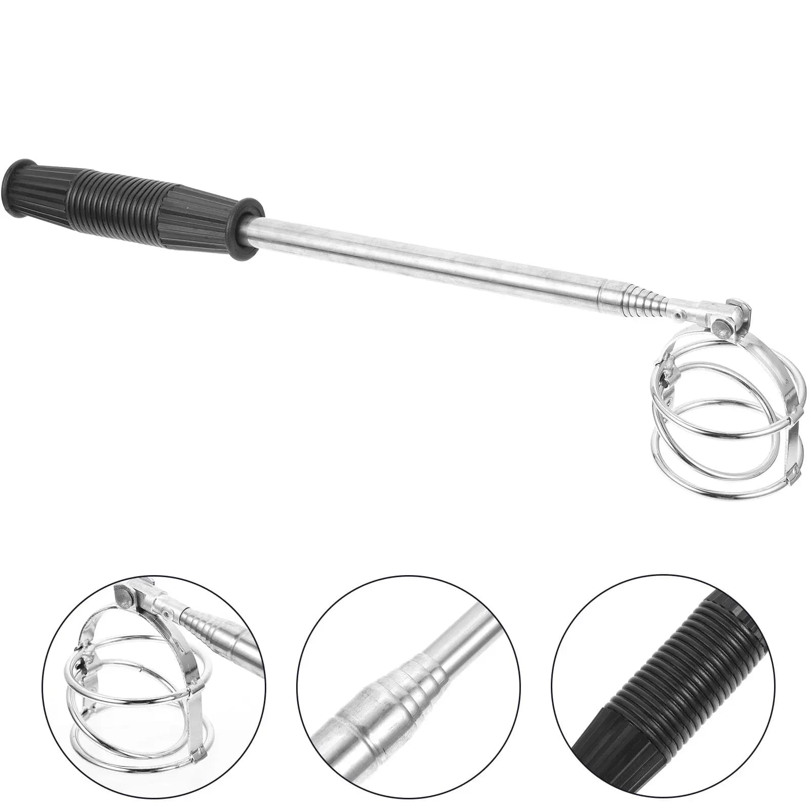 Raccoglitore di Palline da Golf Telescopico Professionale in Acciaio Inossidabile, Leggero e Portatile per Campi da Golf, Driving Range, Laghetto e Prato