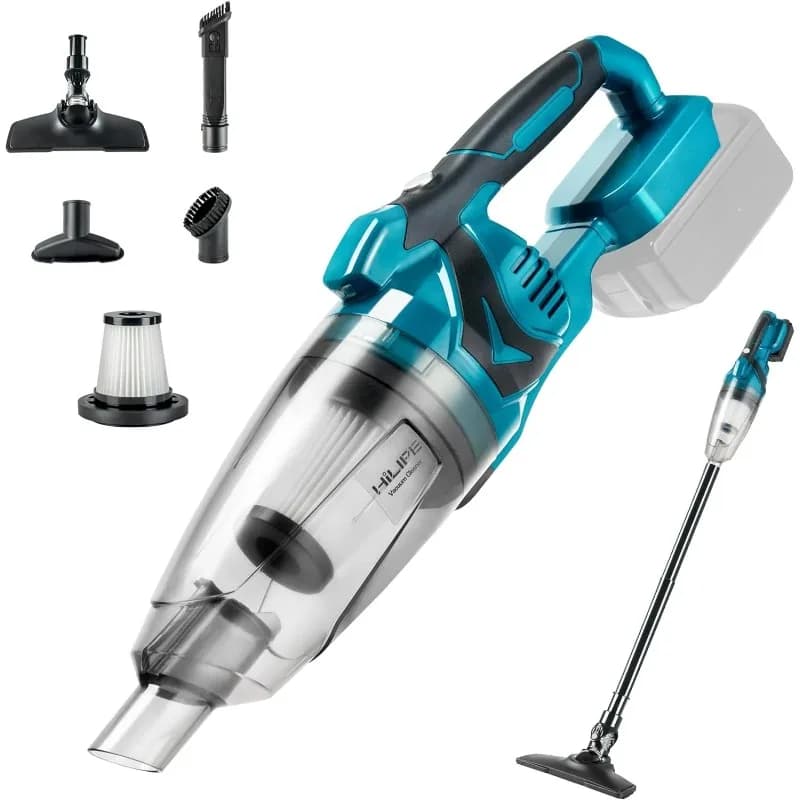 Aspirapolvere Portatile Senza Fili per Batteria Makita 18V, Uso Umido e Secco EasyClean, Aspirapolvere Portatile Wireless per Auto, Casa, Barca, Lavoro