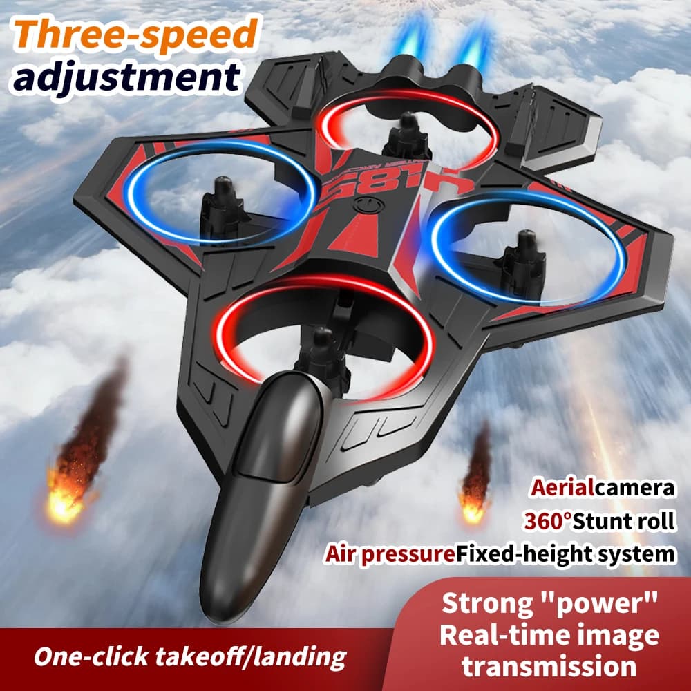 New RC aircraft in Foam YL86 2026, RC Fighting Helicopter 2.4G WIFI with Colored LED Lights, Boys Toy