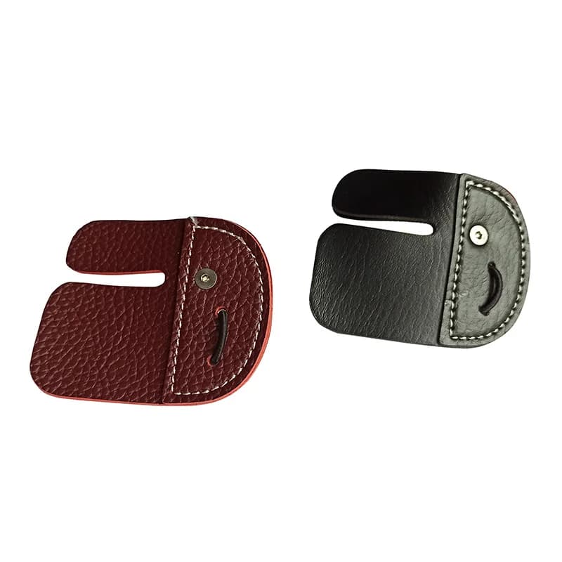 Traditional Bow and Arrow Finger Guards, Recurve Bow Finger Guards, Single-Layer and Double-Layer Ultra-Fiber Material, Convenient to Wear, Durable, Archery and Hunting Protective Gear