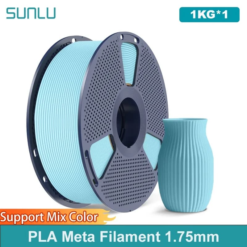 SUNLU 1KG PLA Meta Filament 1,75mm 1000g 3D Printer ordered 3D Filament wrapped for 3D printer and 3D pen