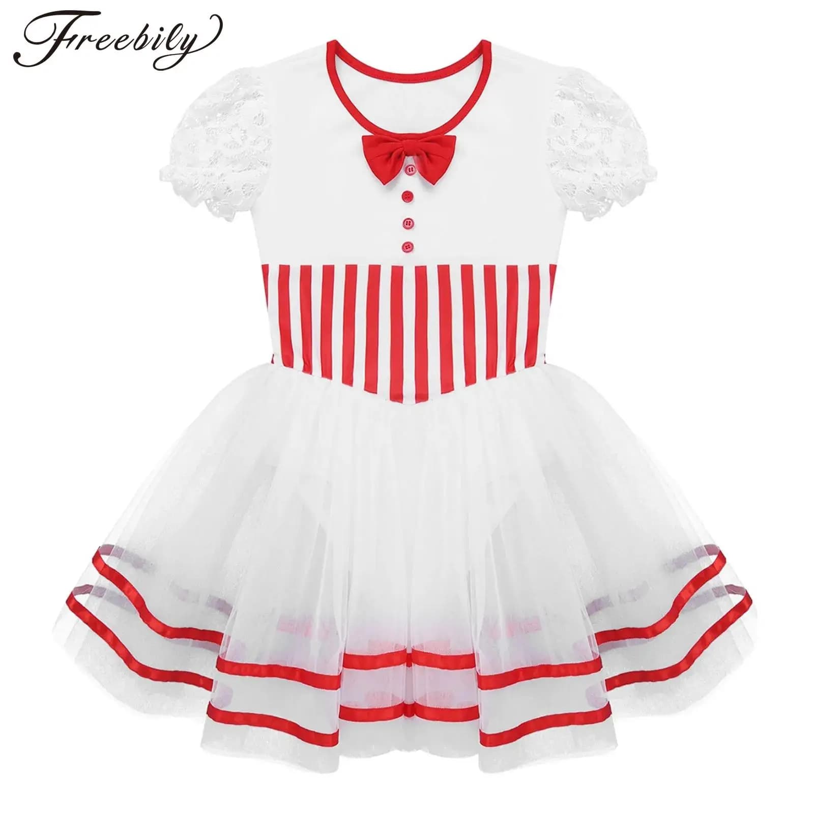 Costume da ballo natalizio per bambina, vestito natalizio, capodanno, vestito da pattinaggio a rotelle su ghiaccio, vestito da festa per body in rete per bambini