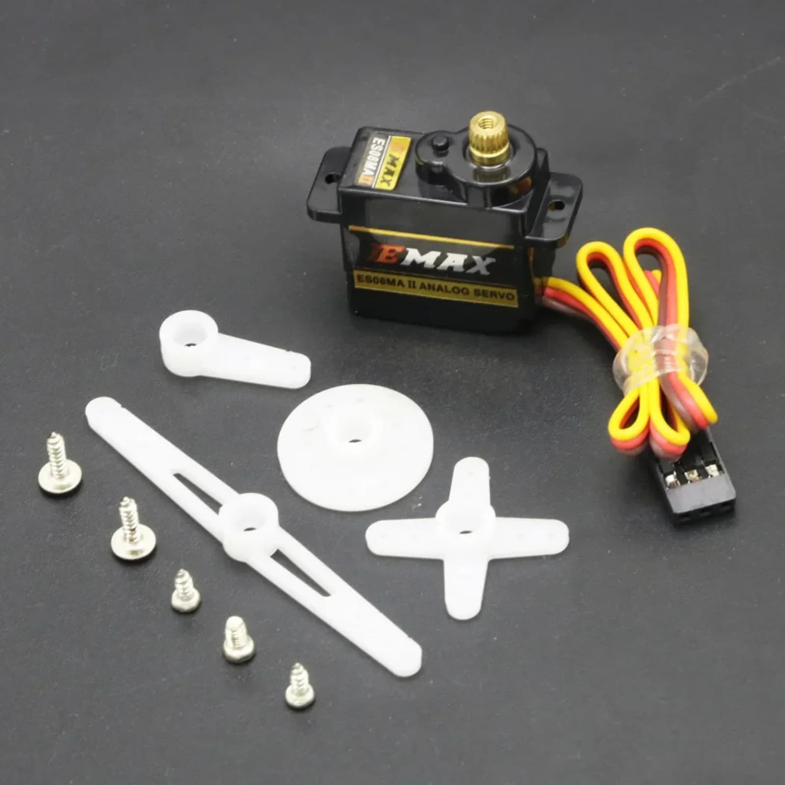 EMAX ES08MA II Mini Metal Gear Servo 12g 1.6-2.0kg.cm Torque 0.10s/60° High Speed for RC Cars Boats Drones - 1/2/4 PCS Options