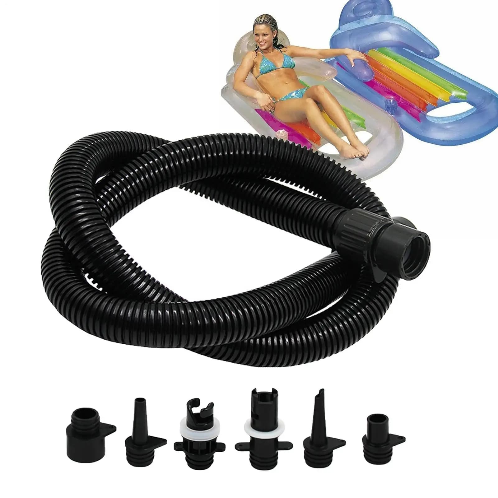 6 pezzi adattatore valvola aria per SUPBoard adattatore pompa gonfiabile paddle barca kayak valvola aria connettore pompa kit compressore aria pneumatici