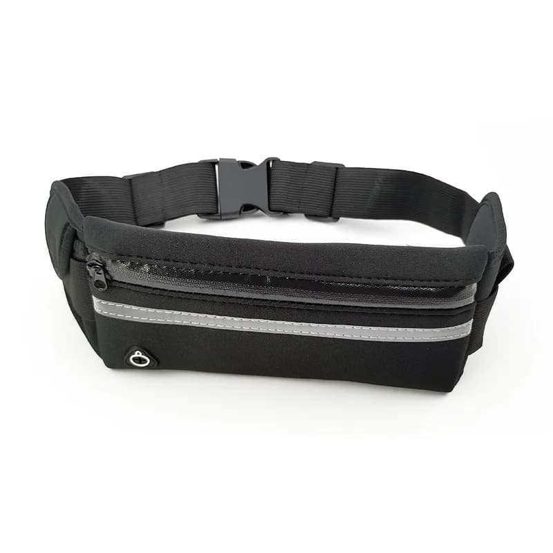 Waterproof Running Waist Bag for Open Fitness, Unisex Cellular Door with Bag, Elastic Sports Waist Bag