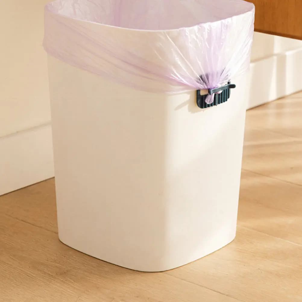 Set di 8 Clip per Bidone della Spazzatura, Morsetti Robusti Antiscivolo per Sacchi, Accessori per la Casa