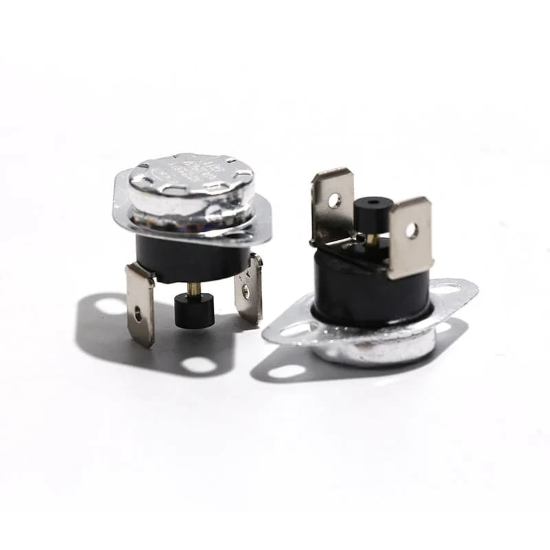 10PCS KSD301/302 Temperature Control Switch Manual Reset Temperature Control Bakelite Normally Closed 50-260℃ Quick-acting Type