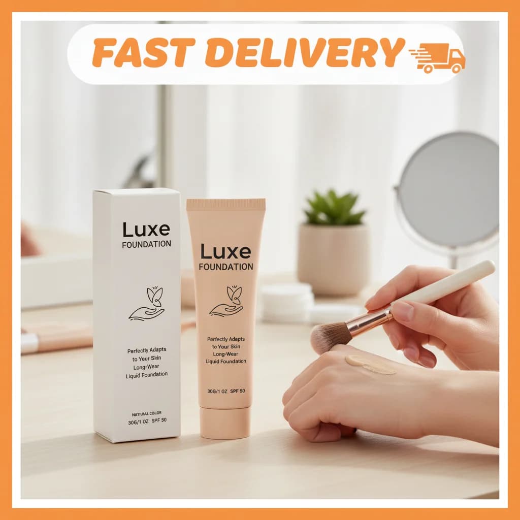 1pc 30G Liquid Foundation Long Lasting Full Coverage Matte Cream CC Foundation Makeup Concealer Natural Liquid Base Moisturizing