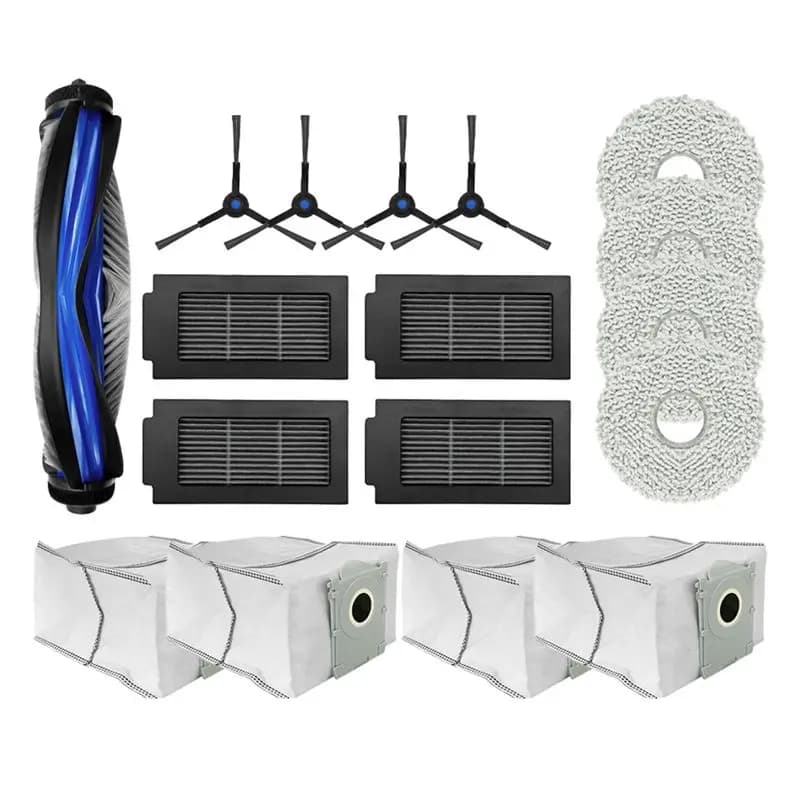 L65A-Per ECOVACS DEBOT T50 PRO OMNI Parti di Ricambio Accessori Spazzola Principale Spazzola Laterale Filtro Hepa Panno per Pulizia Sacchetto Raccoglipolvere
