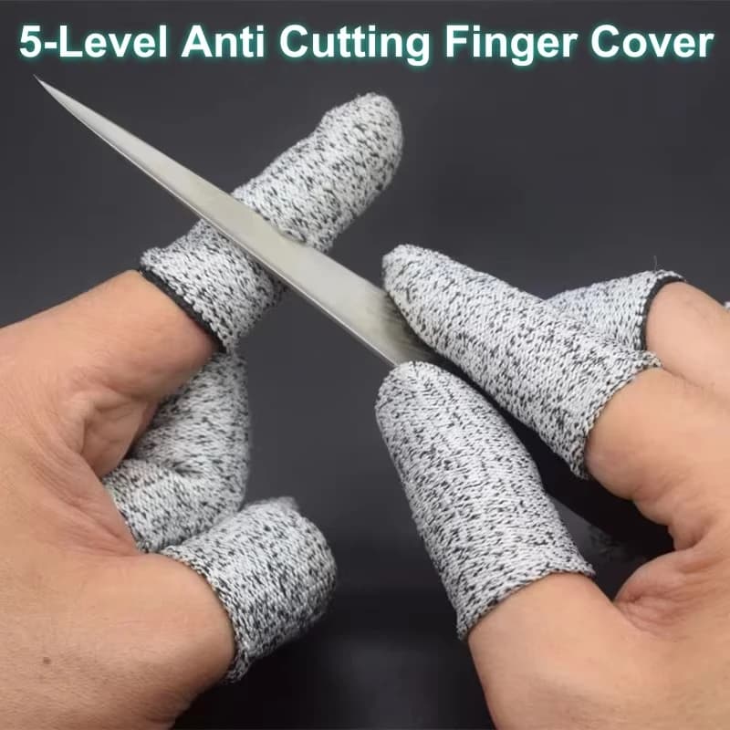 5 level anti-cutting finger covers Flexible kitchen gloves anti-cut safety high-strength kitchen tool reusable and durable