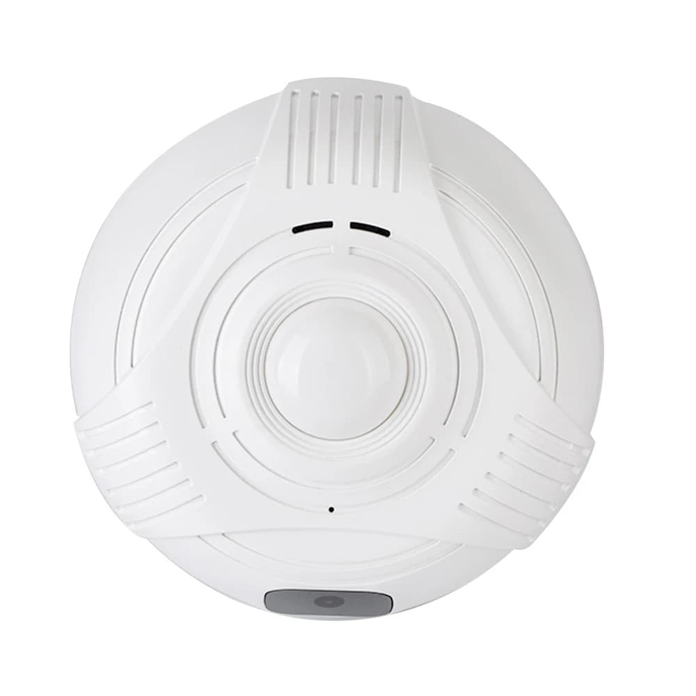 TUYA HD 1080P Dummy Smoke Detector WI-FI Security Camera With 330Degree Pan Rotating Push Alarm Notification by free APP