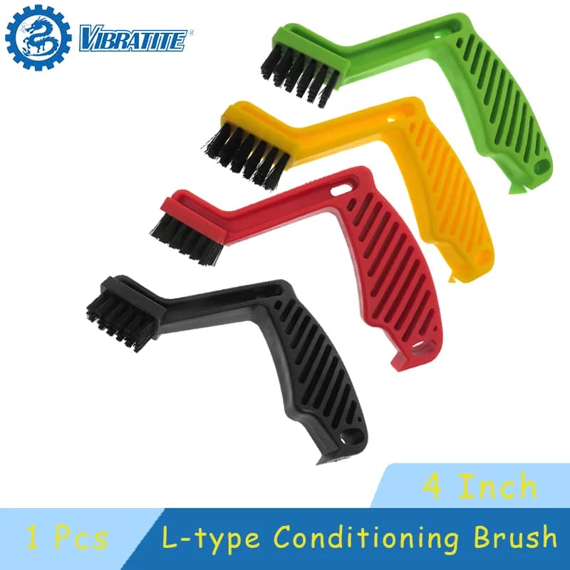 1 pz tampone per lucidatura spazzola per condizionamento setole in nylon rigide durevoli rosso/giallo/verde/nero per pulire e lucidare l'auto
