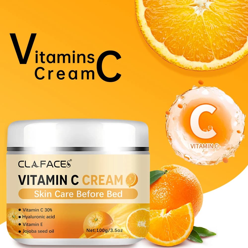 Retinolo Crema per il viso alla vitamina C Antirughe Idratante Acido ialuronico Crema per il viso alla vitamina C Cura della pelle Viso Illumina il tono della pelle