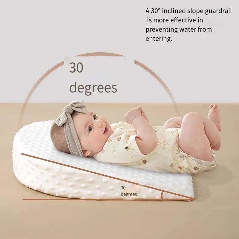 Cuscino per pendenza del latte anti-sputo Doudou Cuscino per bambini in velluto Cuscino per pendenza da 15 gradi Artefatto per l'alimentazione Cuscino per bambini anti-soffocamento