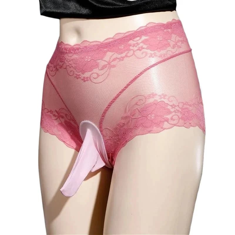 Sissy Pouch Mutandine Mens Pizzo Trasparente Biancheria Intima Slip Ultra-sottile Maschio Bikini Hombre Lingerie Mutandine Ropa Interior Hombre