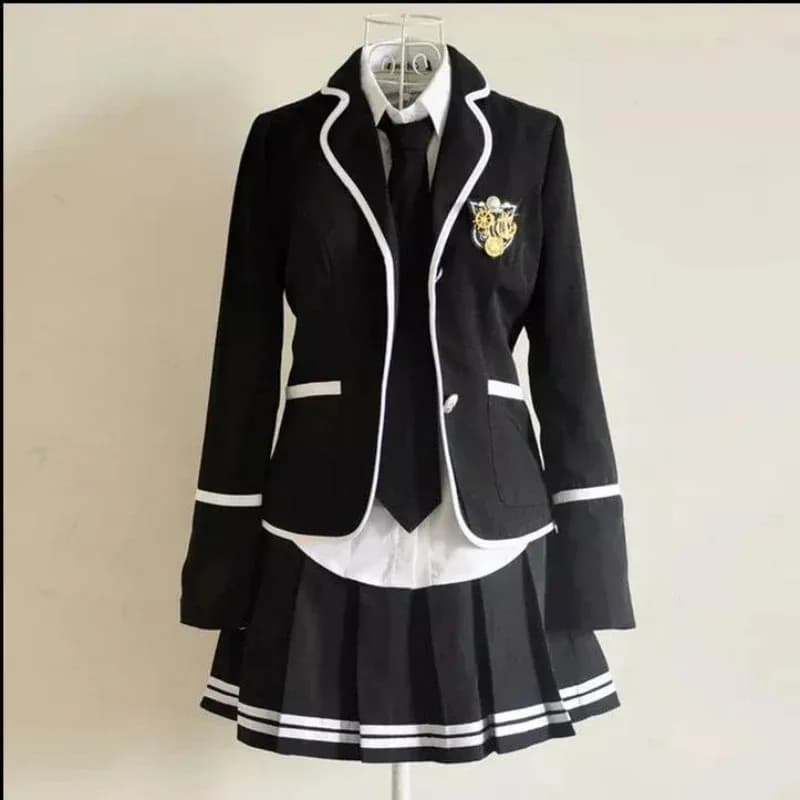 NewBritish primavera autunno studente set marinaio giapponese JK gonna uniforme ragazzi e ragazze delle scuole superiori coreane performa EZ9c;5,v'8.d;