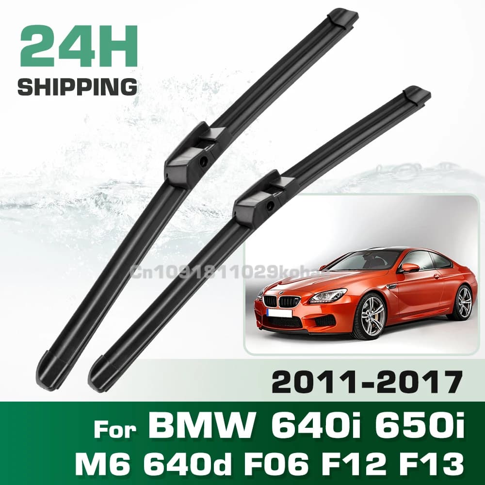 Per BMW 640i 650i M6 640d F06 F12 F13 2011-2017 2012 2013 LHD e RHD Spazzole Tergicristallo Anteriori Parabrezza Parabrezza Spazzola per Finestra 26 "+ 18"