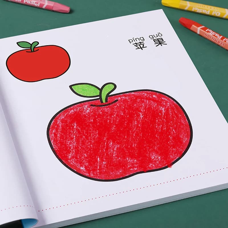 Baby Princess Coloring Book for Kids Girls Primary School Students' Graffiti Drawing Book for 2-6 Years Old 1 Book
