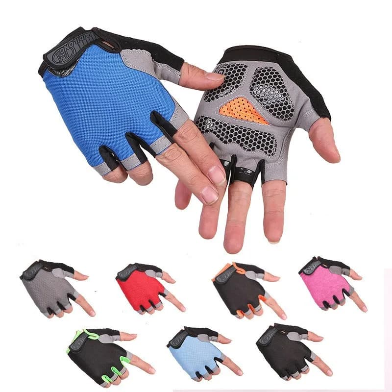 Motorcycle Gloves without fingers Bicycle Accessories Gym Cycling Man Mtb Football Porter Man heated Electric Bike Woman Boxing