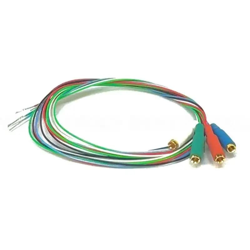 5 Pezzi Cavo in Rame Senza Ossigeno con Filo di Terra per Braccio Giradischi e Contenitore Inchiostro 400/508mm, Accessorio HIFI per Giradischi LP - F(x)