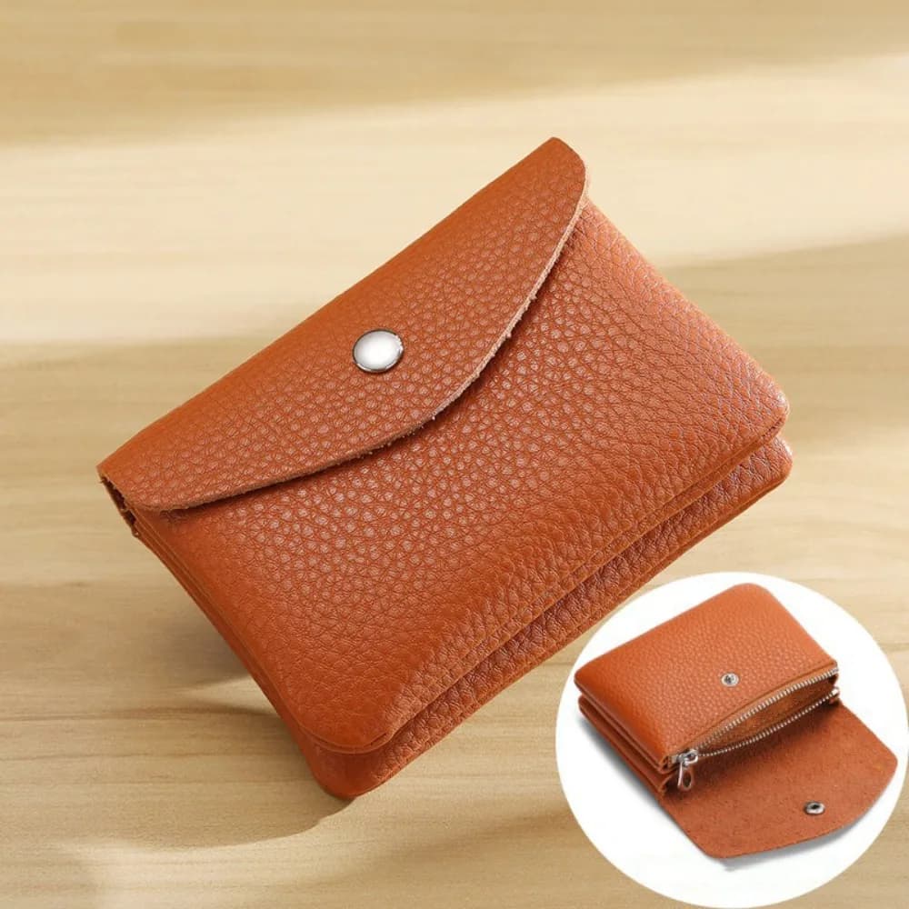 Fashion PU Leather Women Short Wallet Solid Color Hasp Design Coin Purse Clutch Bag Women Girls