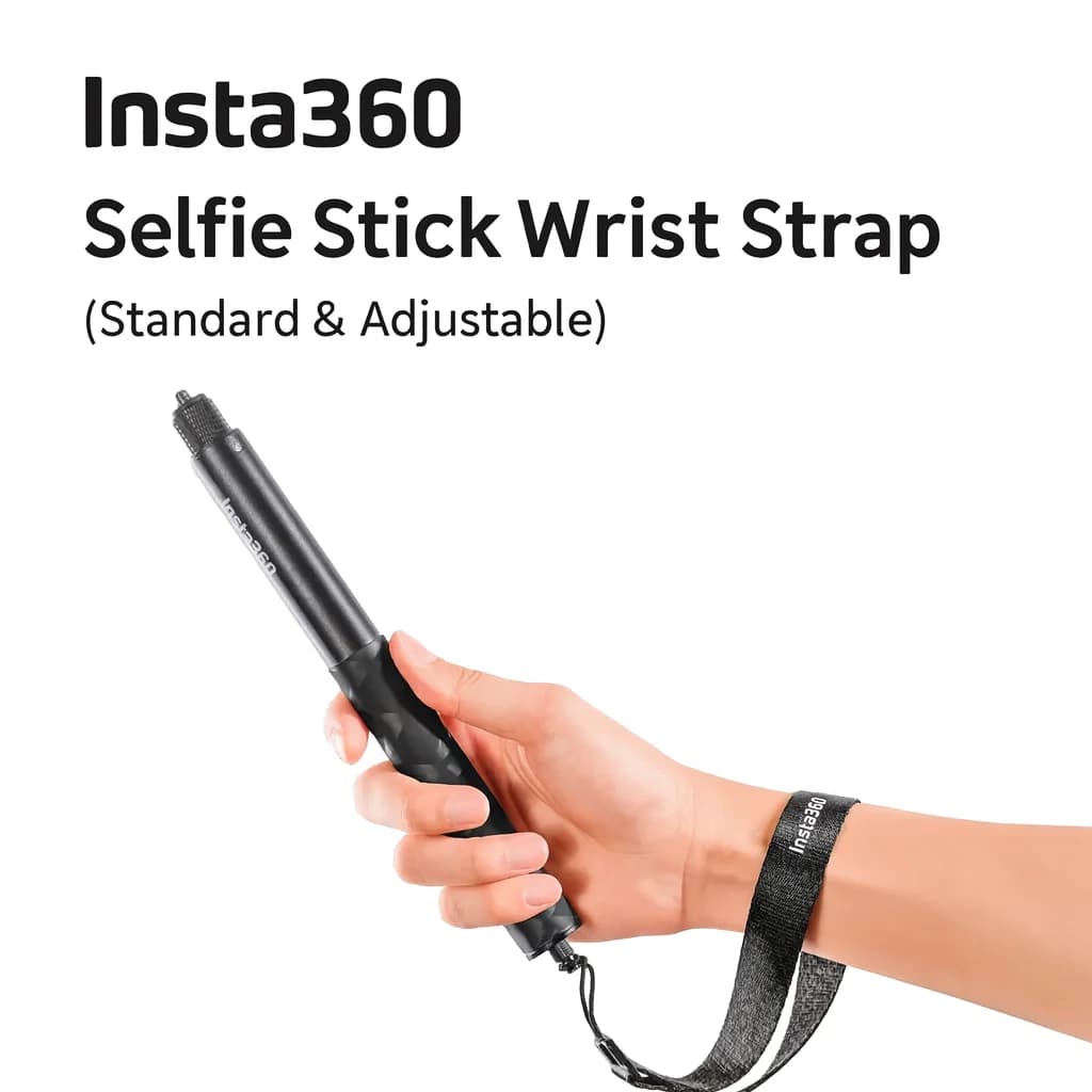 Cinturino da polso per selfie stick Insta360 | Cinturino di sicurezza anti-smarrimento standard e regolabile, sicuro e confortevole per l'azione o l'uso quotidiano