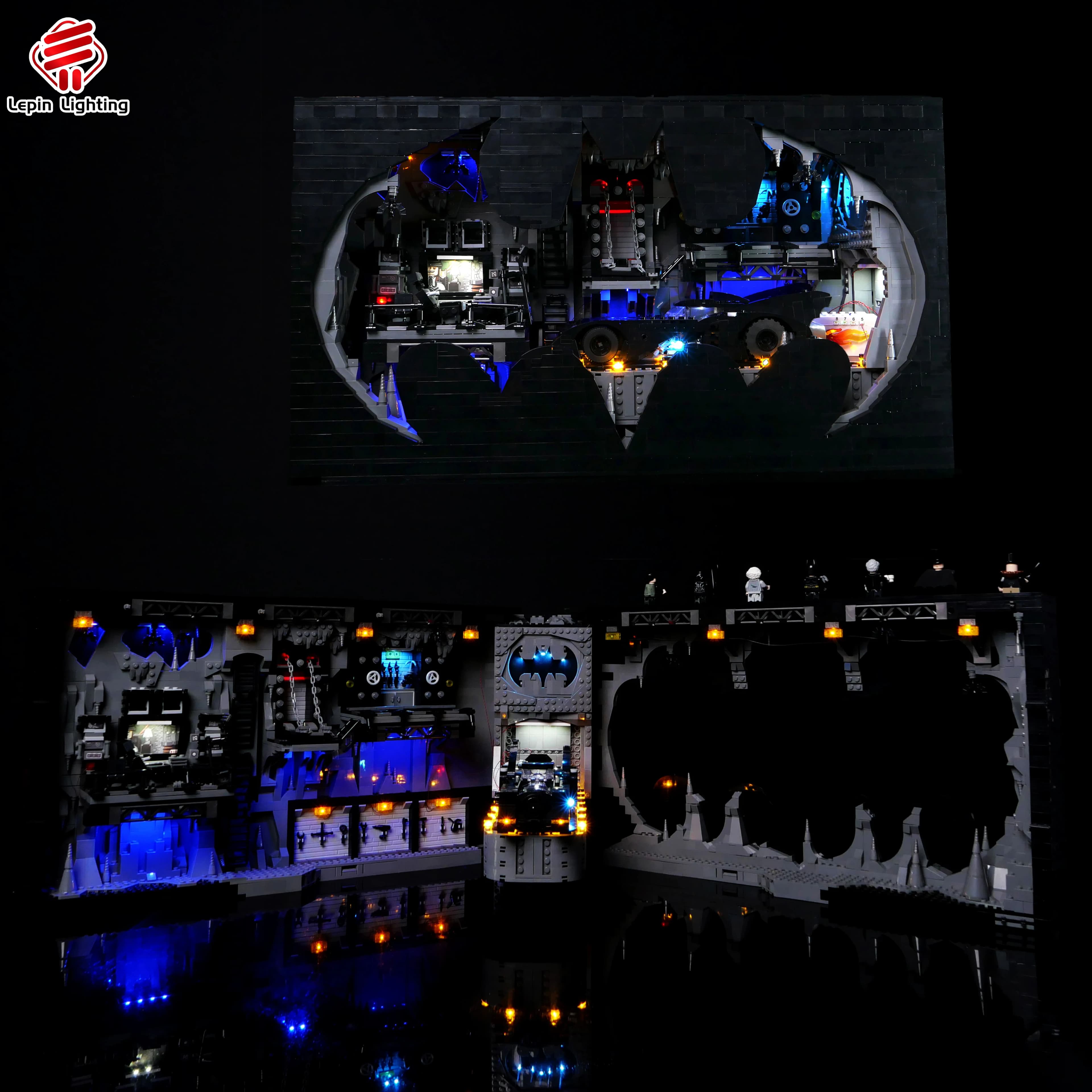 Kit di illuminazione a LED compatibile con il set di luci decorative modello 76252 Shadow Cave Display Box (solo luci)
